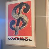 Old poster lithograph Andy Warhol