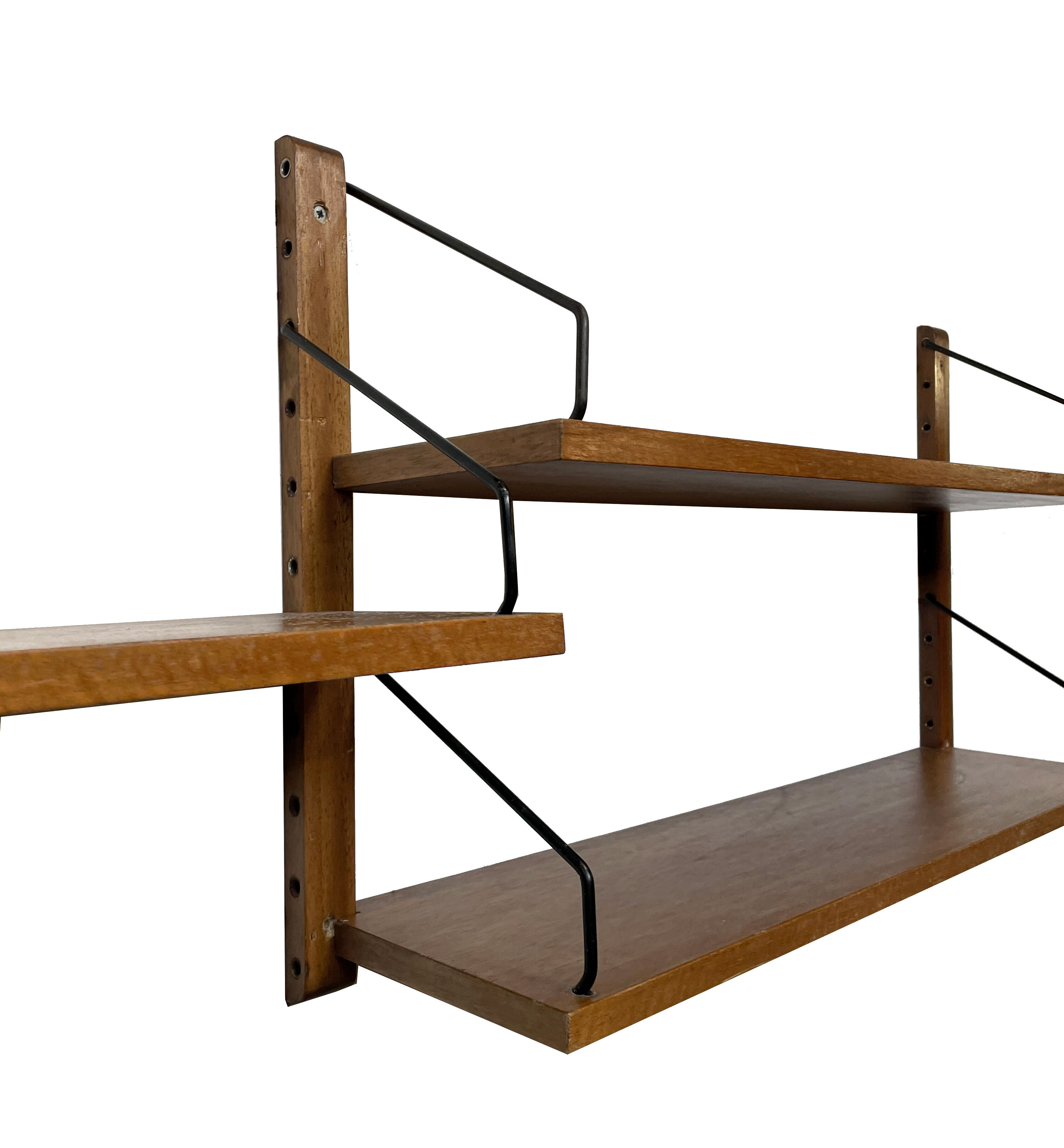 Vintage wall unit Poul Cadovius Danish design compact