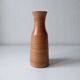 Handmade terracotta vase in terra cotta color