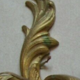 Pair of 2 bronze lights signed by LG Lucien Gau