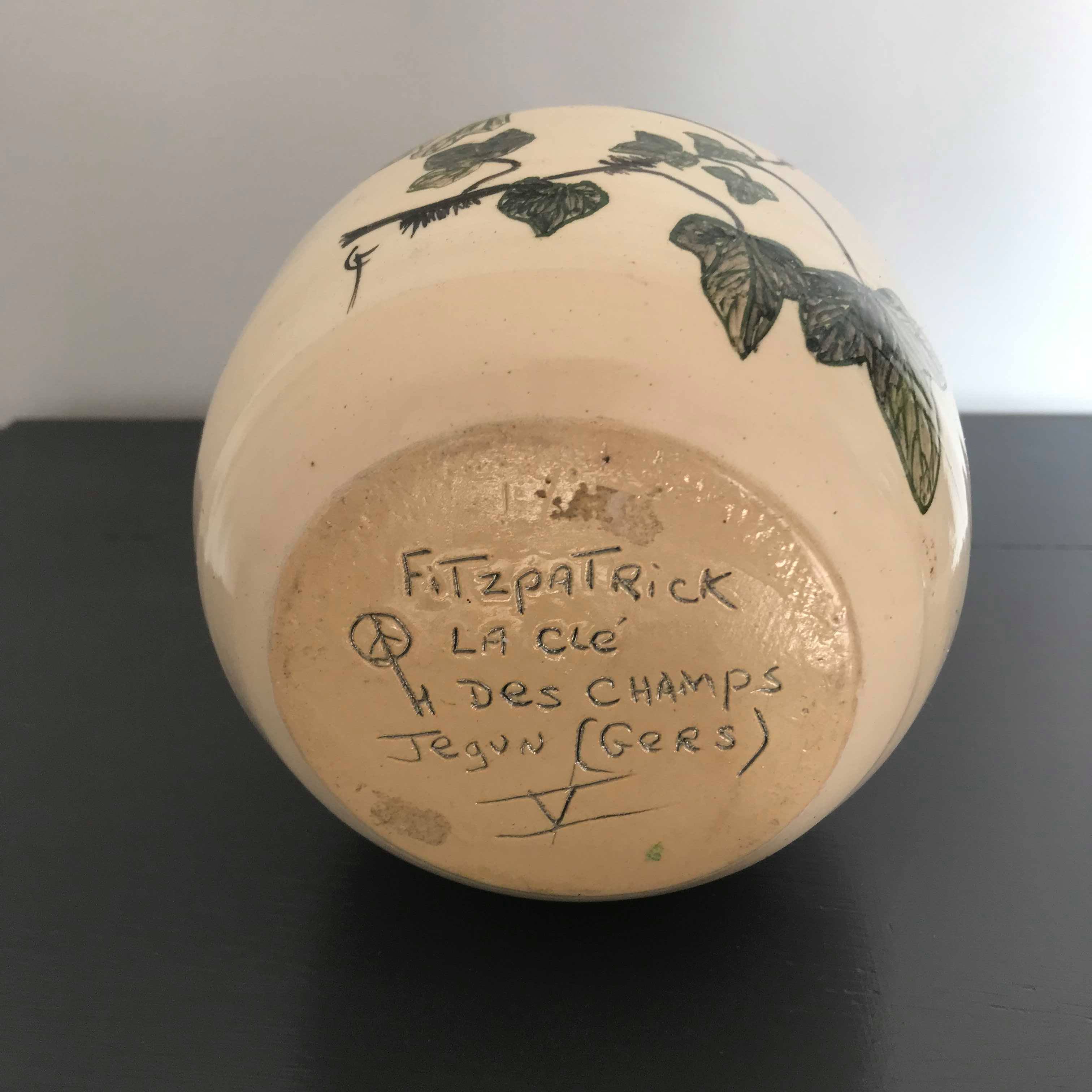 Fitzpatrick ceramic flower vase