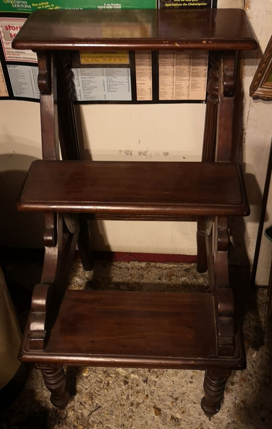 Library stepladder staircase