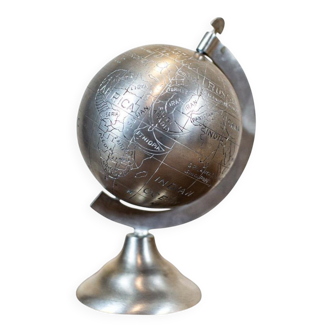Vintage Decorative Metal Globe, 1950s