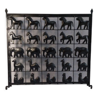 Chimney fire screen