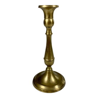 Candlestick in patinated gilded copper late nineteenth century