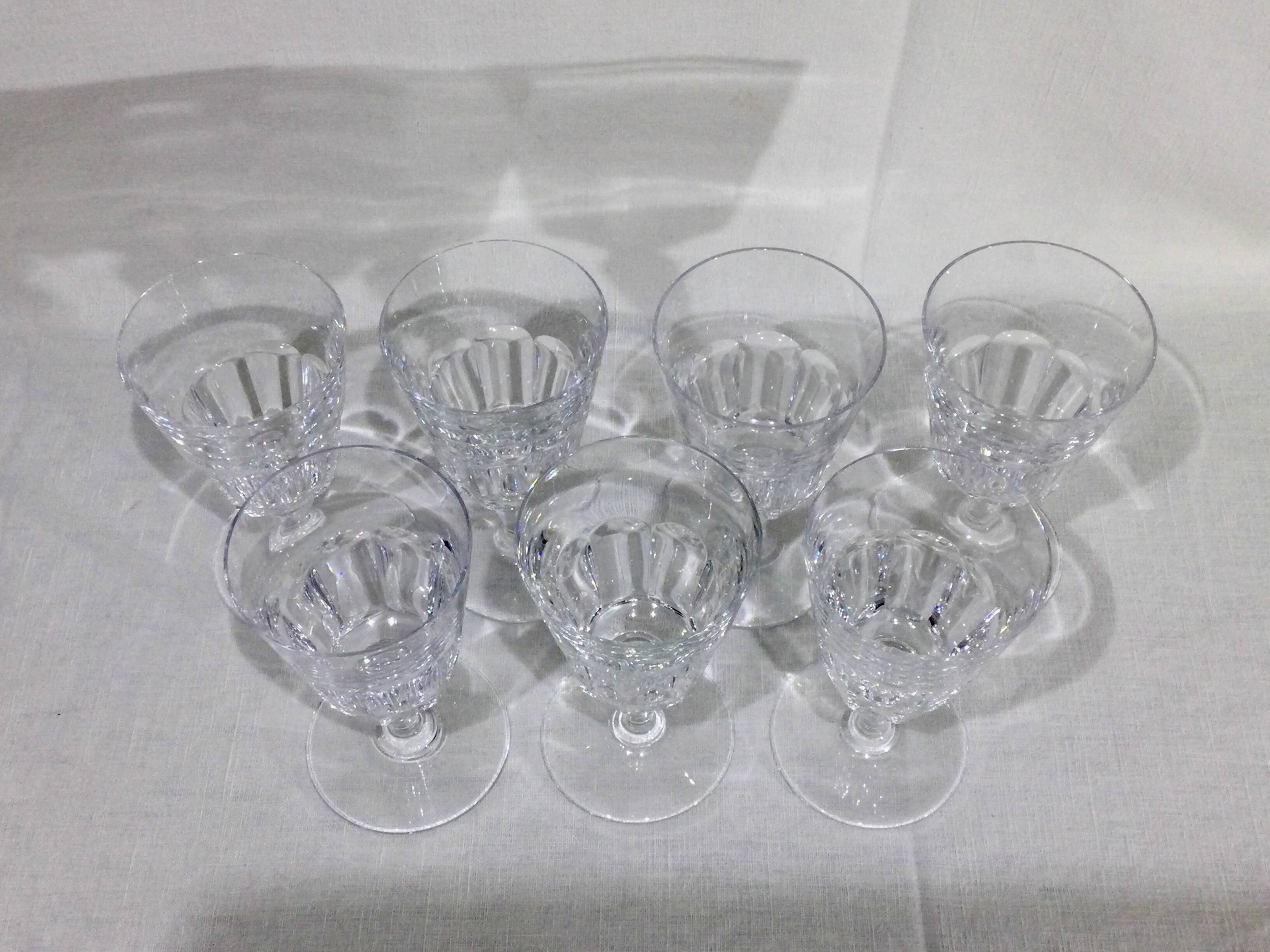 Baccarat – 7 Missouri Model Red Wine Glasses