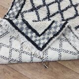 Handmade Berber wool mrirt rug 145 X 65 CM