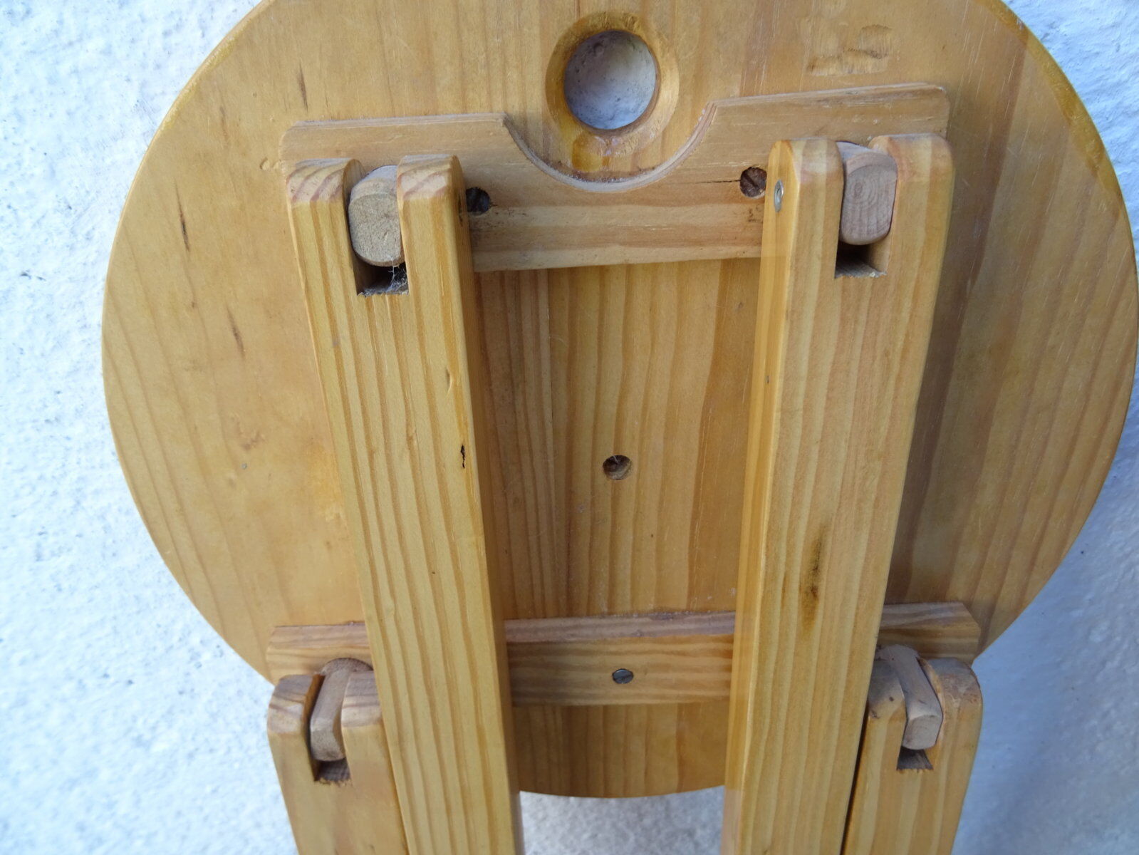 Pair of 80s folding stools