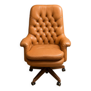Fauteuil capitonné Poltrona