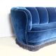 Danish Cabinetmaker Banana Curved Sofa, 1940s