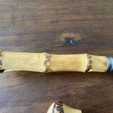 Couverts manches bambou vintage