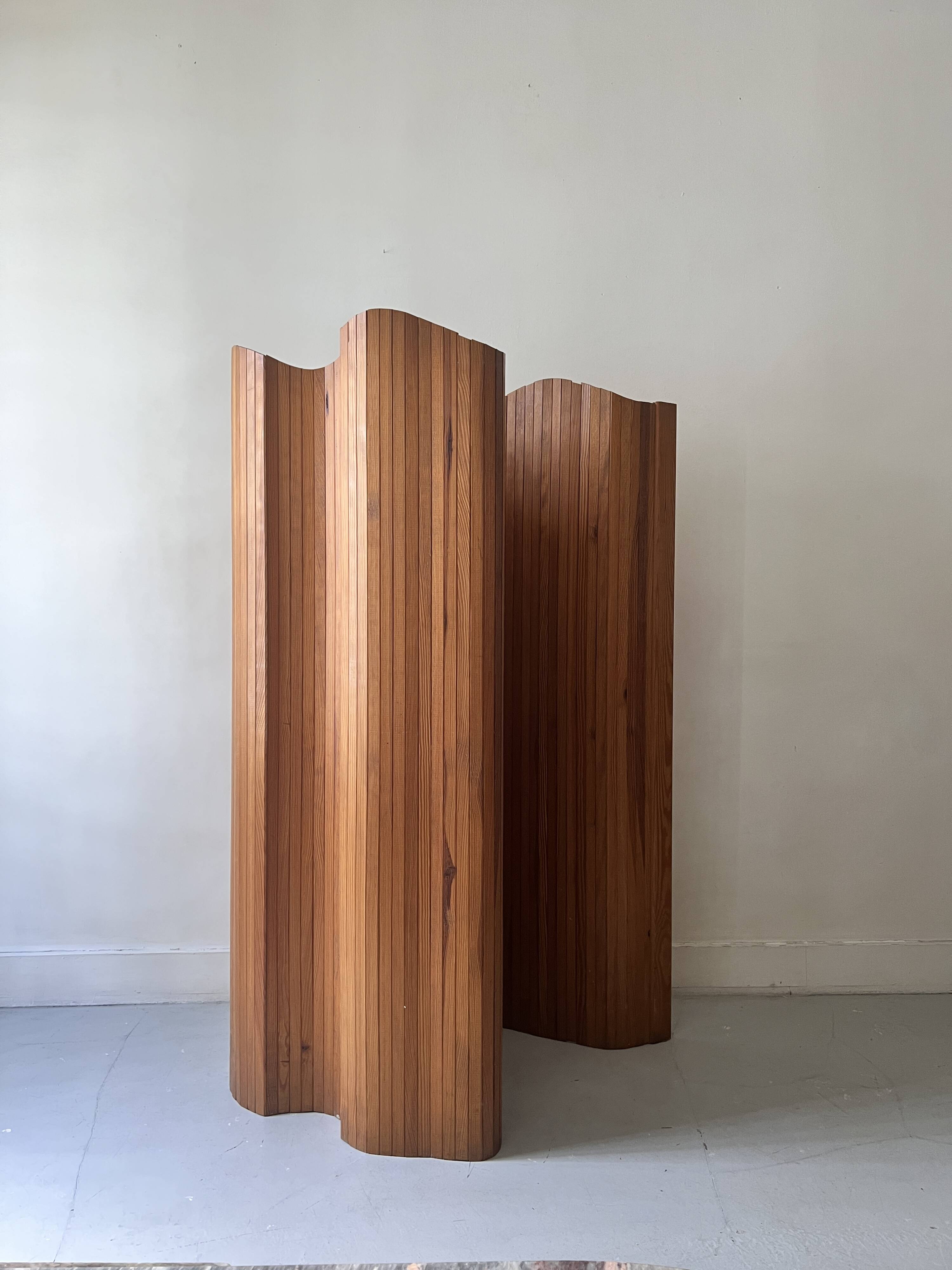 Baumann style modular wooden screen, 1950