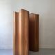 Paravent, claustra modulable en bois style Baumann, 1950