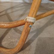 Chaise haute en rotin,  bambou