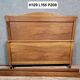 Art Deco period centre bed in marquetry circa 1930-1940