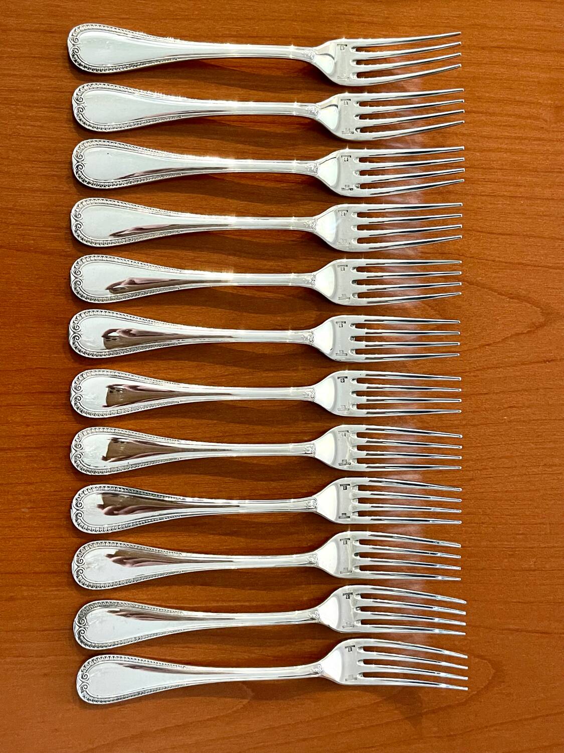 Christofle Malmaison 12 dessert forks 17 cm new condition