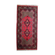 Algerian vintage carpet berber handmade 101cm x 215cm 1970s, 1c404