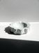 Vintage porcelain ashtray, white bisque porcelain, Brutalist design, 1970s