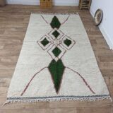 Handmade wool Berber rug 260 X 150 CM
