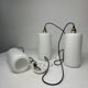 Lot of 3 old vintage xxl opaline pendants