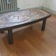 François Châteauroux coffee table in lava stone
