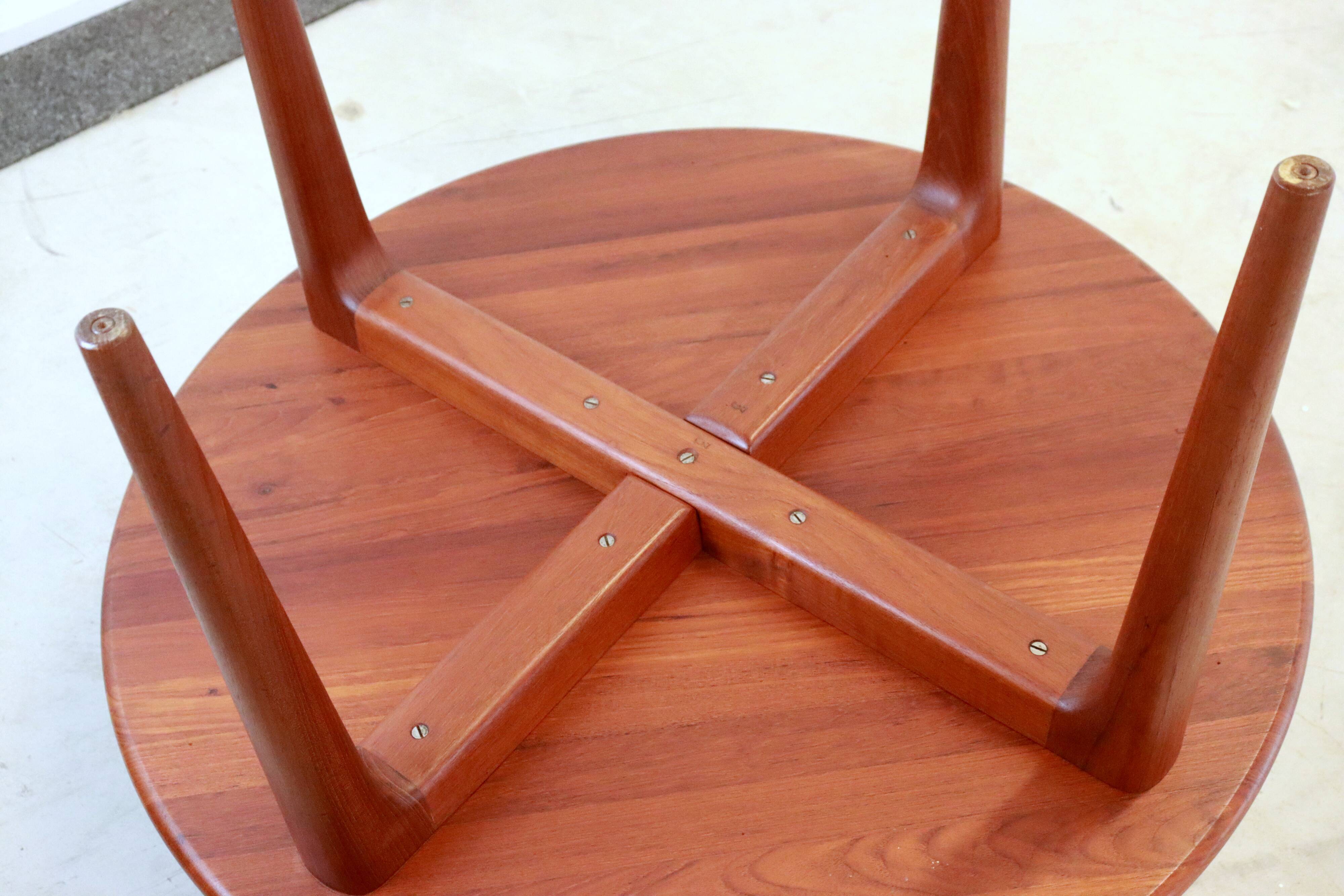 Danish round coffee table 'Breum'