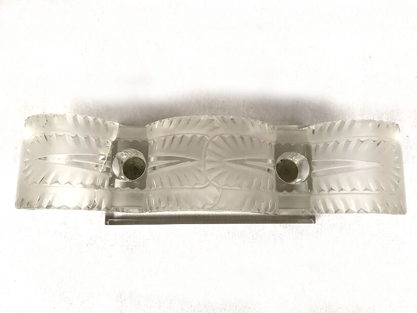 Lalique, Porquerolles model candlestick