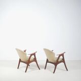 Set of Danish armchairs by Aage Christiansen for Erhardsen & Andersen, 1960