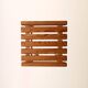 1960s Scandinavian pine slatted stool