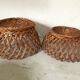 Lot de 3 corbeilles en osier