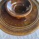 Vintage grès du berry butter dish