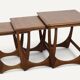 G-Plan teak nesting tables, 1960s.