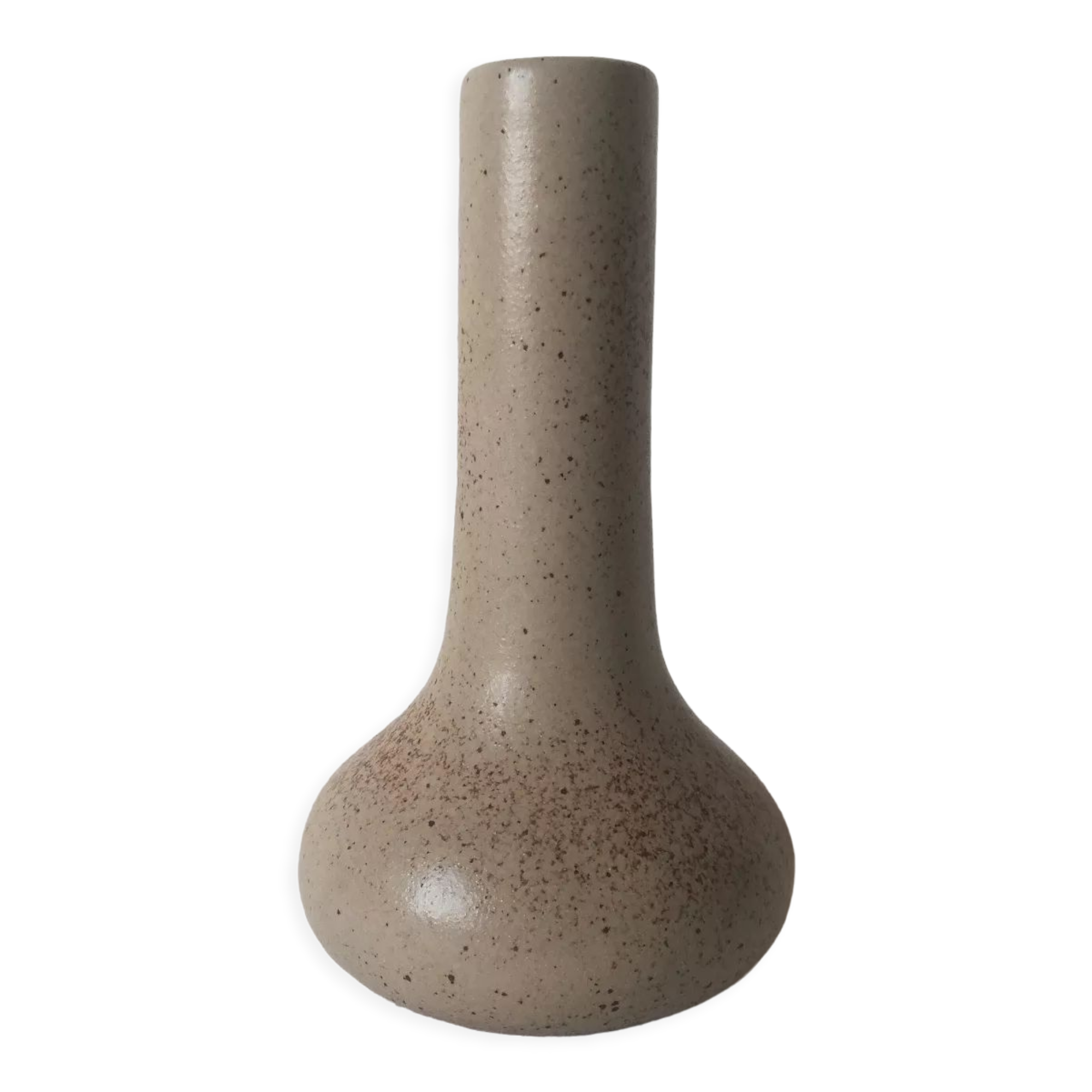 Stoneware soliflore vase