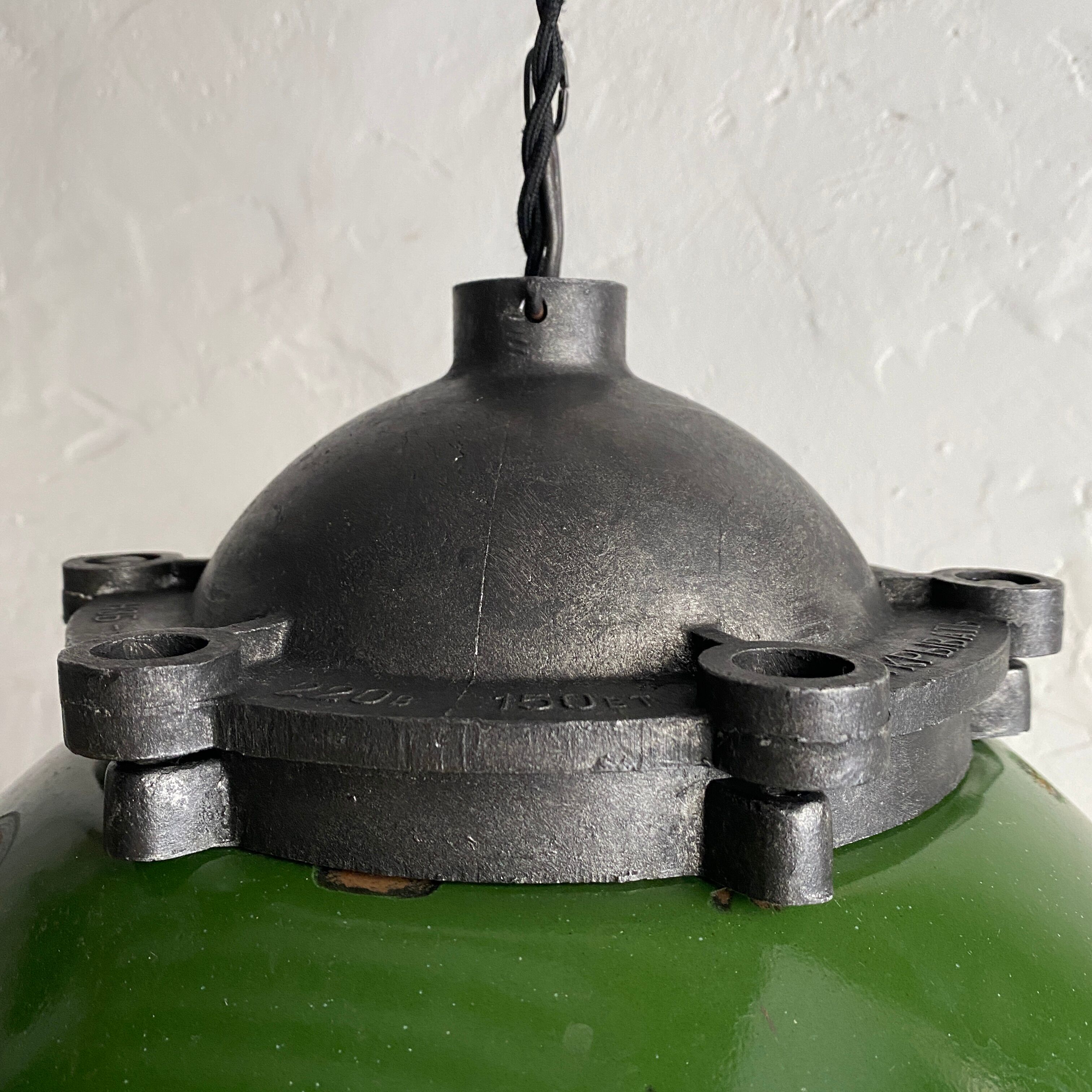 Old industrial hanging lamp