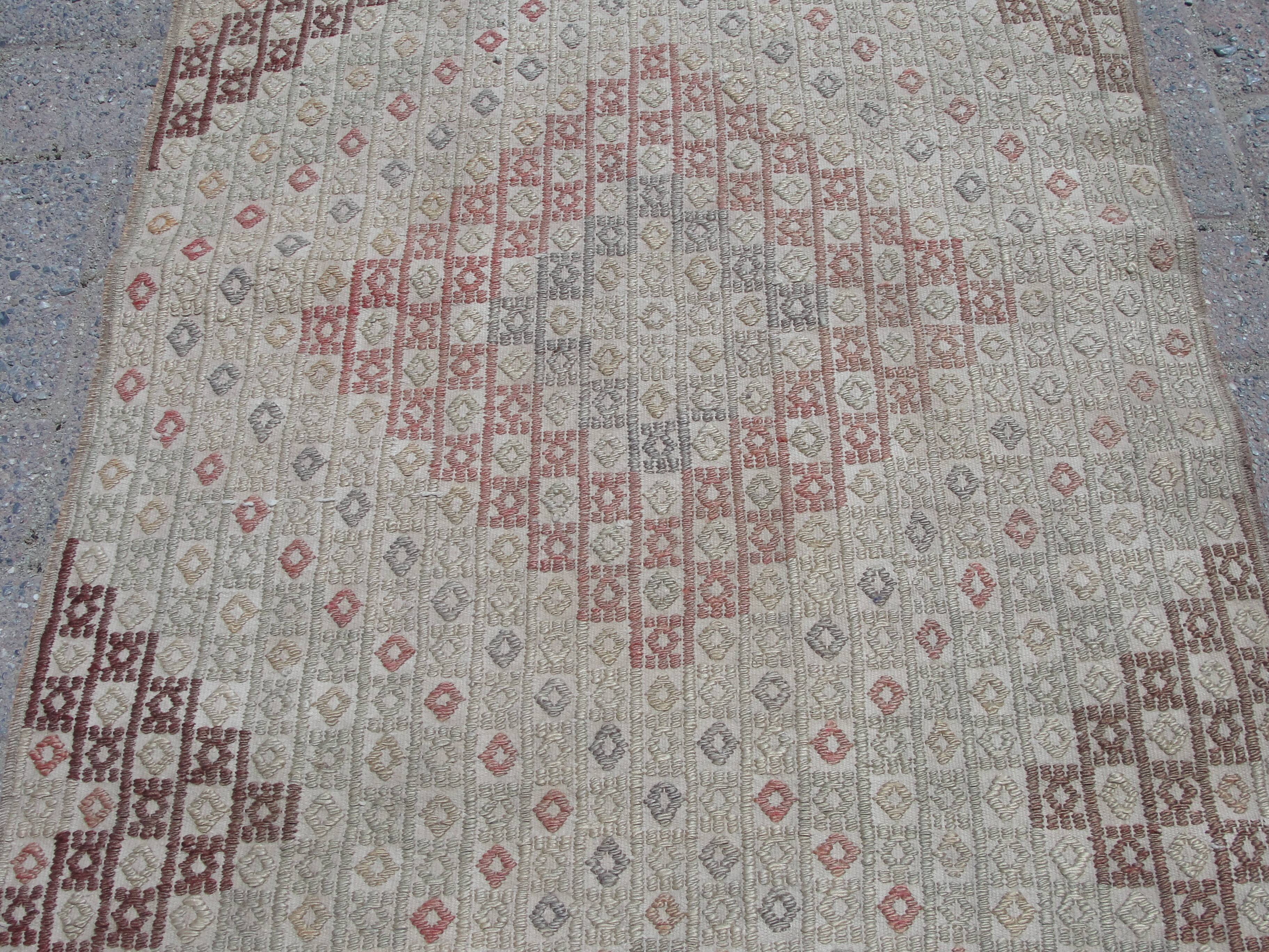 Handmade small kilim rug 64cm x 122cm