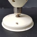 50s beige metal spot lamp on vintage rockabilly swivel.