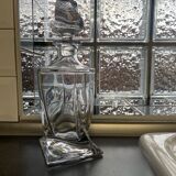 Old crystal carafe