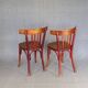 2 FISCHEL Bistrot chairs No. 89 1/2, 1932 wooden seat