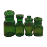 Set of 4 glass jars