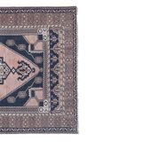 Tapis vintage turc de Oushak, tissé à la main 123x207 cm