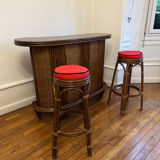 Tikka bar and its two stools