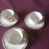 3 Limoges porcelain cups