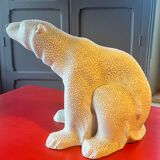 Polar bear sculpture