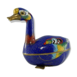 coffret en émaux cloisonnés