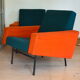 Paire de fauteuils G10 par Pierre Guariche pour Airborne
