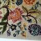 1970s wall tapestry with large multicoloured flowers
