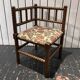 Chaise d’angle en tapisserie
