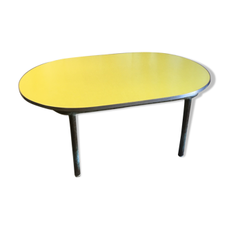Table basse mobilier scolaire des années 50