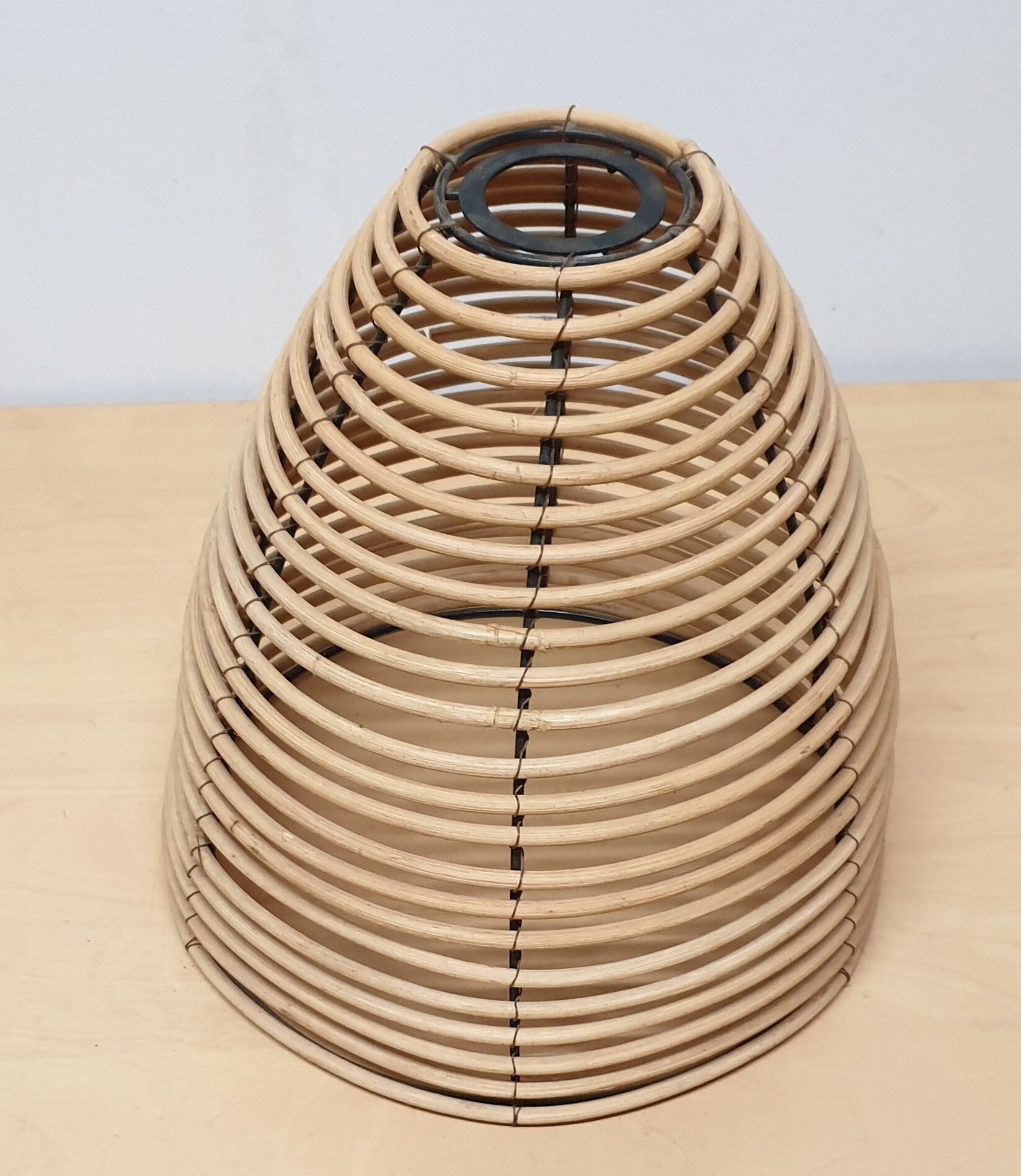 Natural rattan lampshade