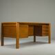 Mid-Century Teak Freestanding Desk from Gv Møbler, 1960s